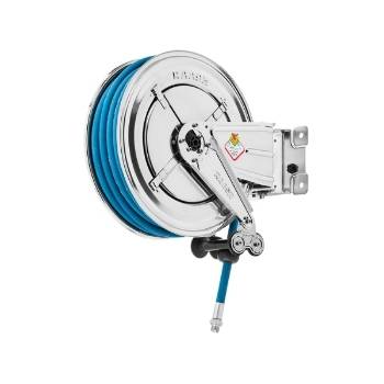 Picture of 8423.302 - Swivelling Hose Reel in AISI 304 Series 430, for Hot Water, with Hygienic Hose of 18m