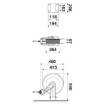 Picture of 8424.300 - Swivelling Hose Reel in AISI 304 Stainless Steel, Series 430, 200 Bar, Without Hose