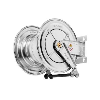 Picture of 8564.206/OX - Fixed Hose Reel in AISI 304 Stainless Steel Series 560, for Oxygen, Without Hose