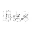 Picture of 236560.350 - Manual Trolley-Mounted Hose Reel Series 560, for Hot Water, 400 Bar, Without Hose