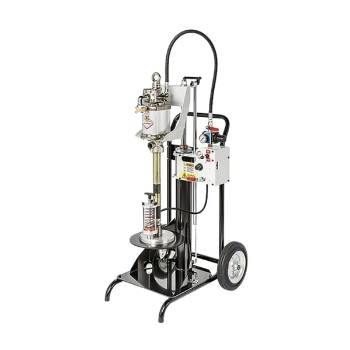 Picture of 22/12751P1NB - 4.4kg/min Trolley Mounted Single Ram Hoist with Pump etc for 18 - 30 Kg Drums