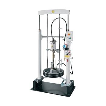 Picture of 11/12751P1N - Twin Ram Hoist with Pump and Follower Plate for 180 - 220 Kg Drum 4.4kg/min